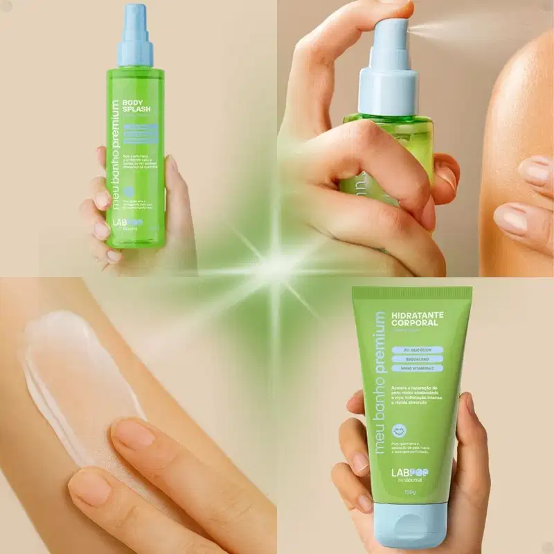 Kit LabPop by Labotrat Green Breeze: Hidratante Corporal e Body Splash