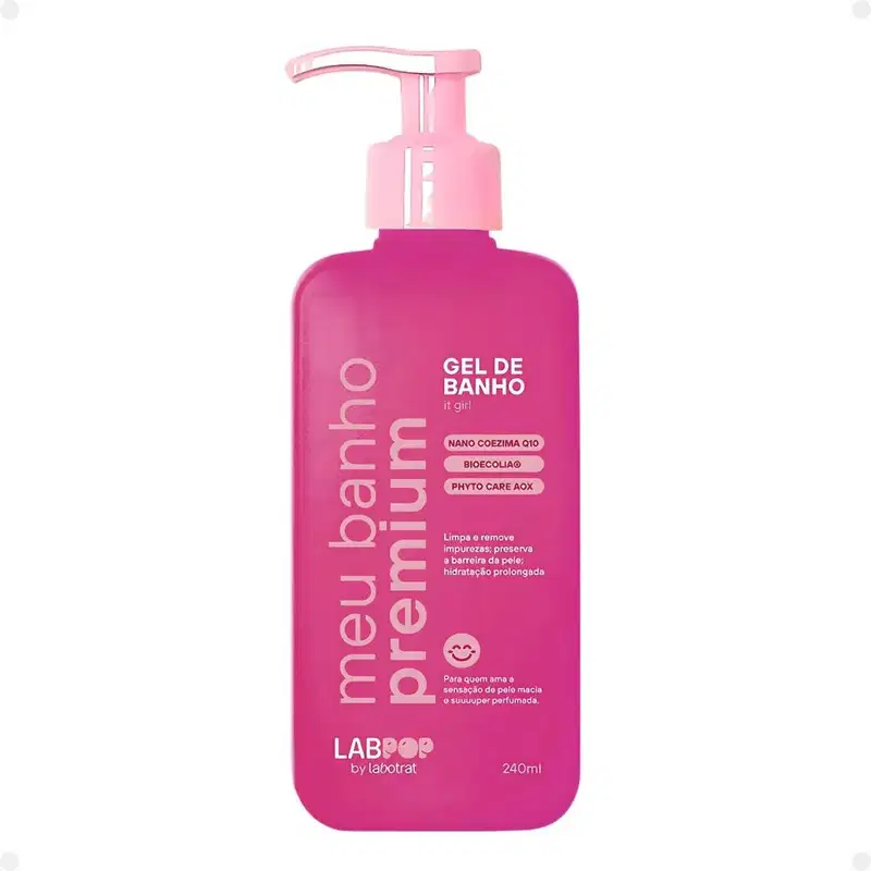 Kit LabPop by Labotrat It Girl: Gel de Banho, Mousse Esfoliante e Hidratante Corporal