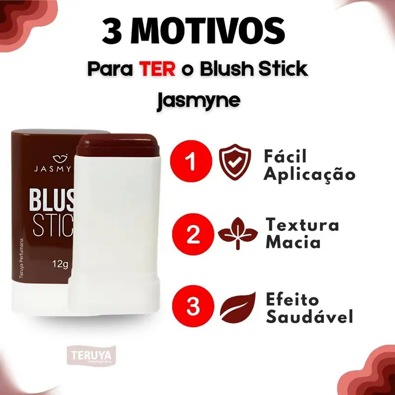 Blush Stick Jasmyne Deep Brick Red J0107