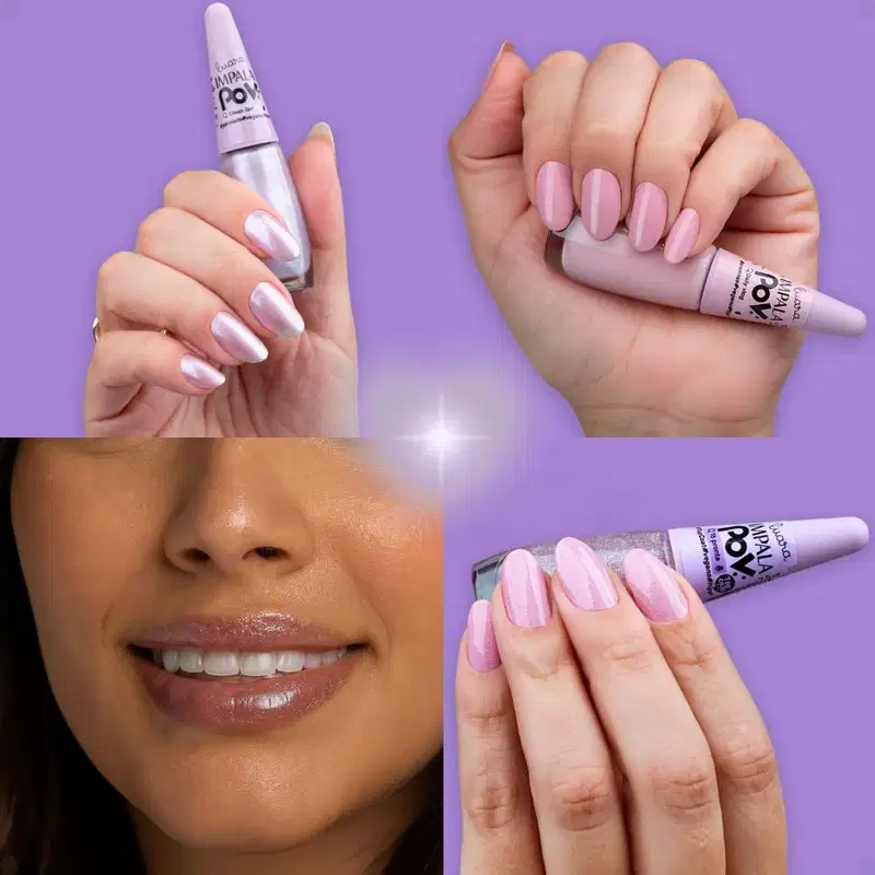 Kit Impala Pov Luara: 2 Esmaltes, 1 Top Coat e 1 Gloss Labial