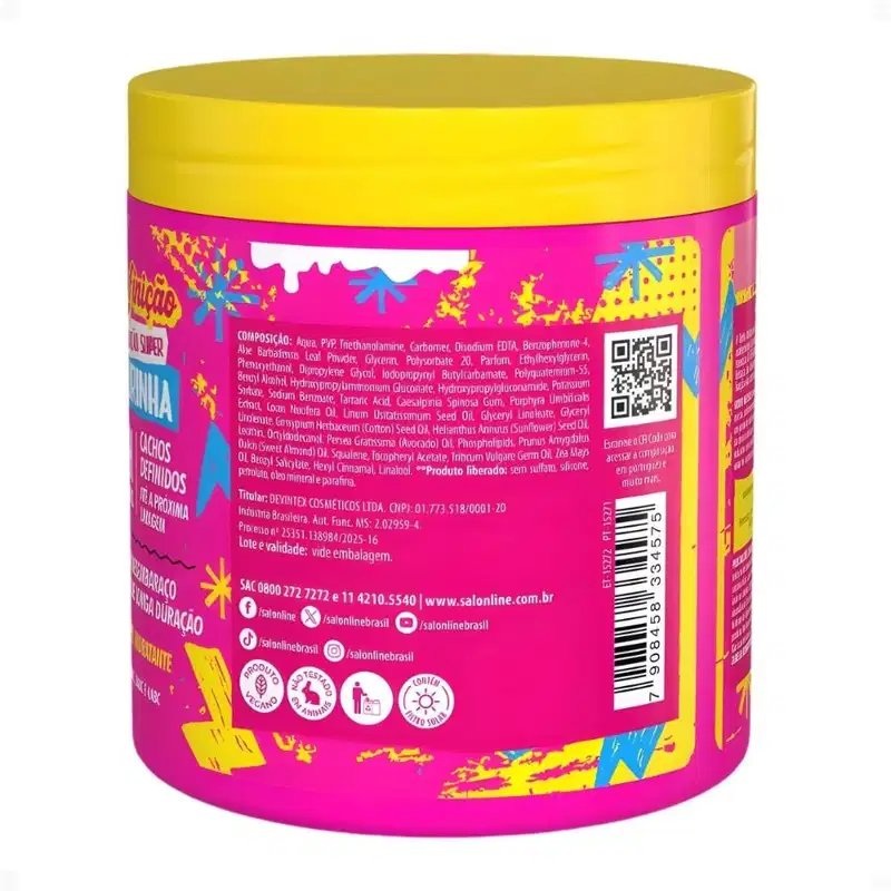 Gelacola Capilar Salon Line Cachos Icônicos #ToDeCacho 500g