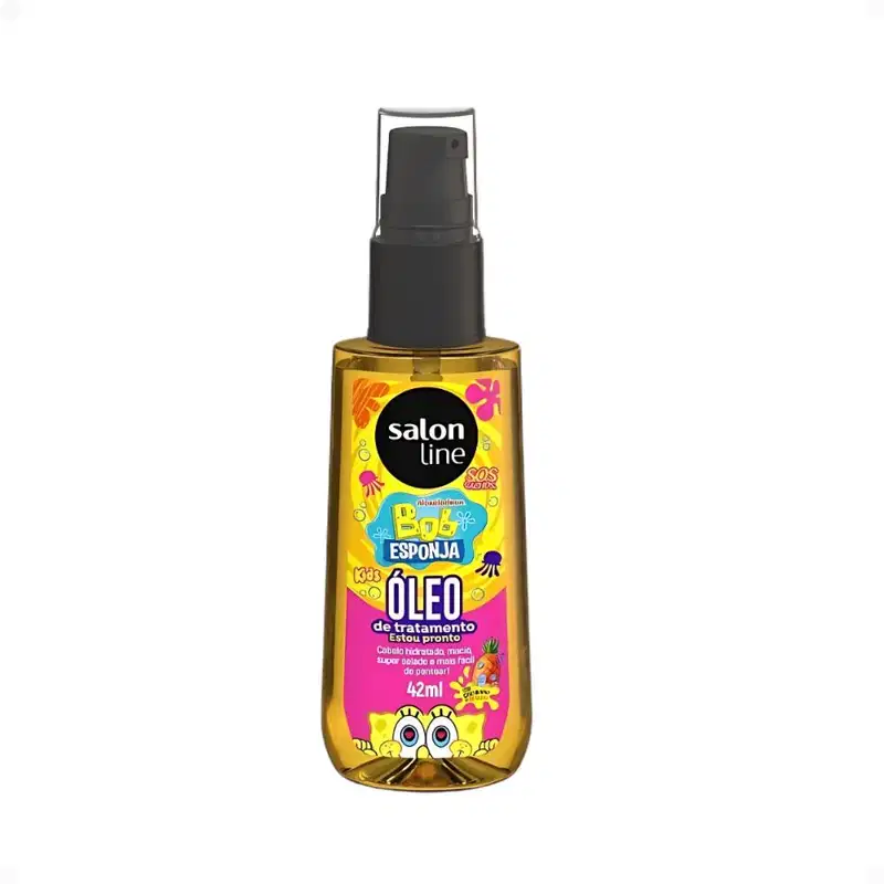 Kit Salon Line Kids Bob Esponja Sos Cachos Completo + Mimo