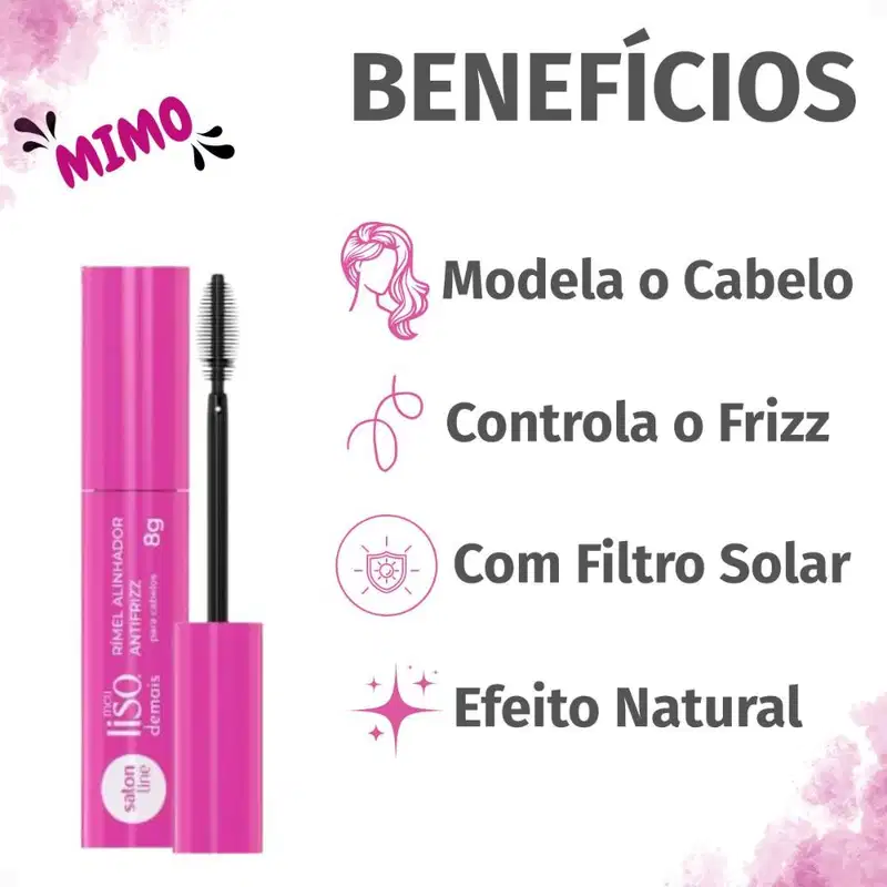 Kit Salon Line Meu Liso Demais Completo Com 7 + Mimo