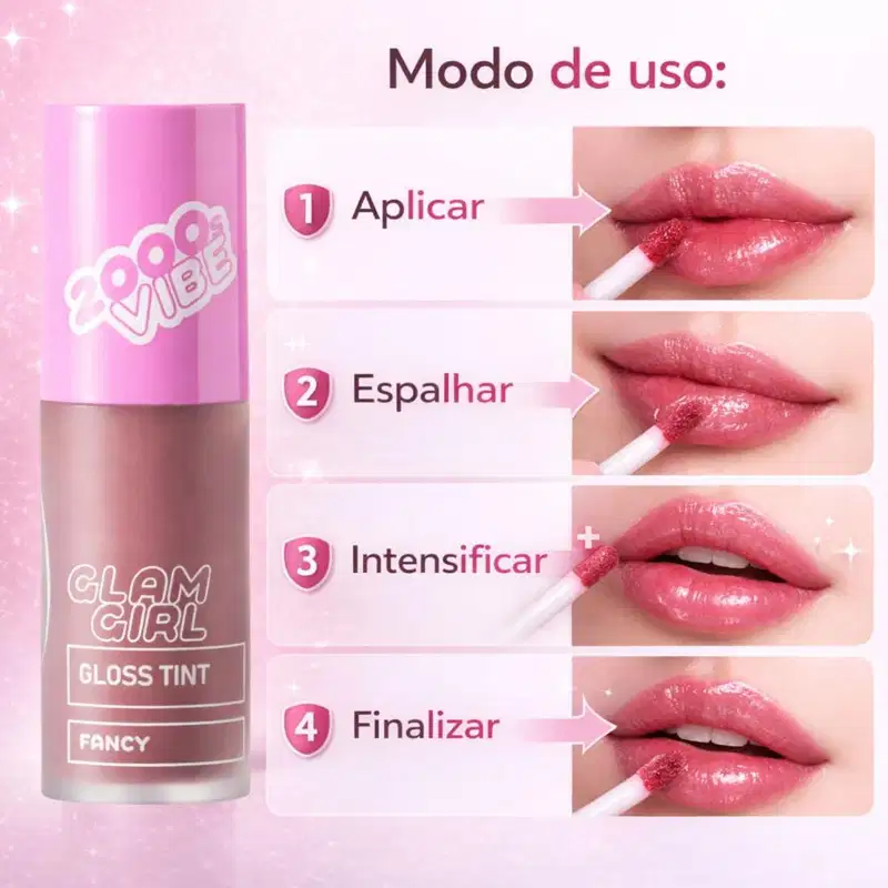 Gloss Tint Ruby Rose Popstar Glam Girl Fancy Hb-l6603-3