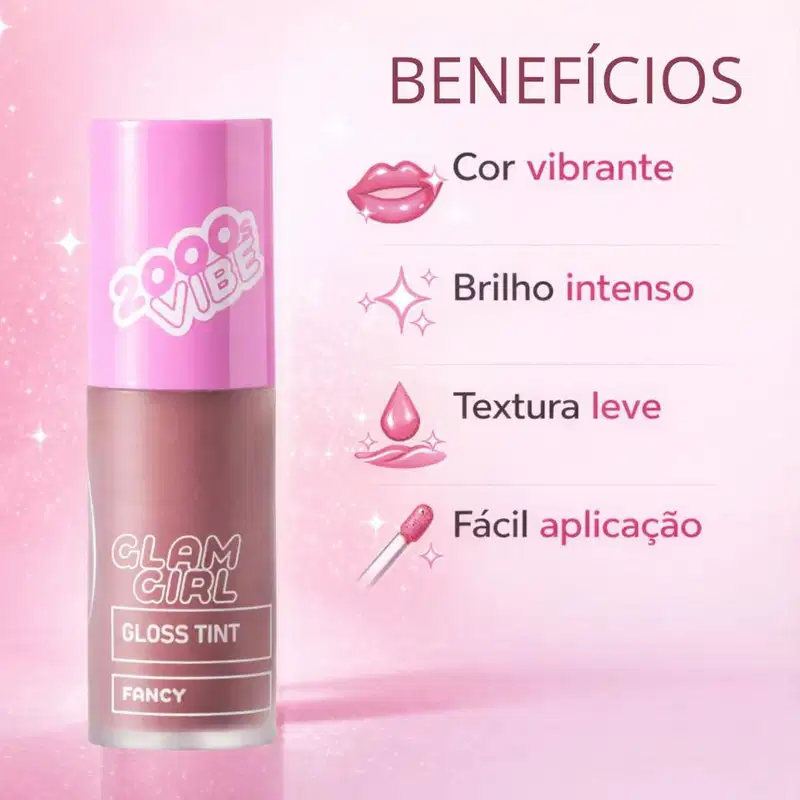 Gloss Tint Ruby Rose Popstar Glam Girl Fancy Hb-l6603-3