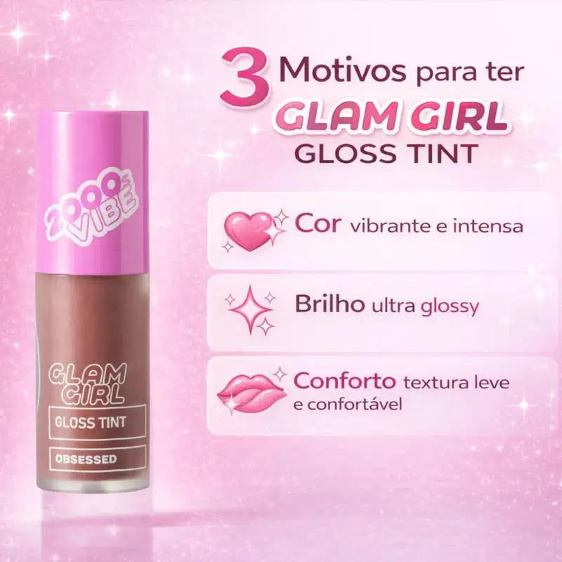 Gloss Tint Ruby Rose Popstar Glam Girl Obsessed Hb-l6603-1