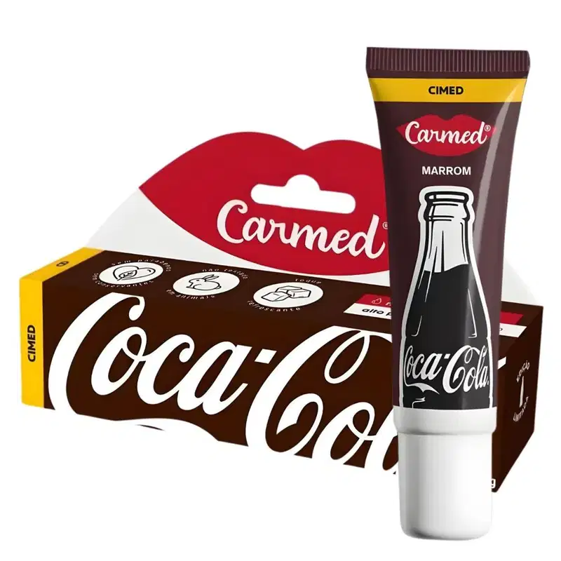 Carmed Coca-Cola Marrom - Hidratante Labial 10g