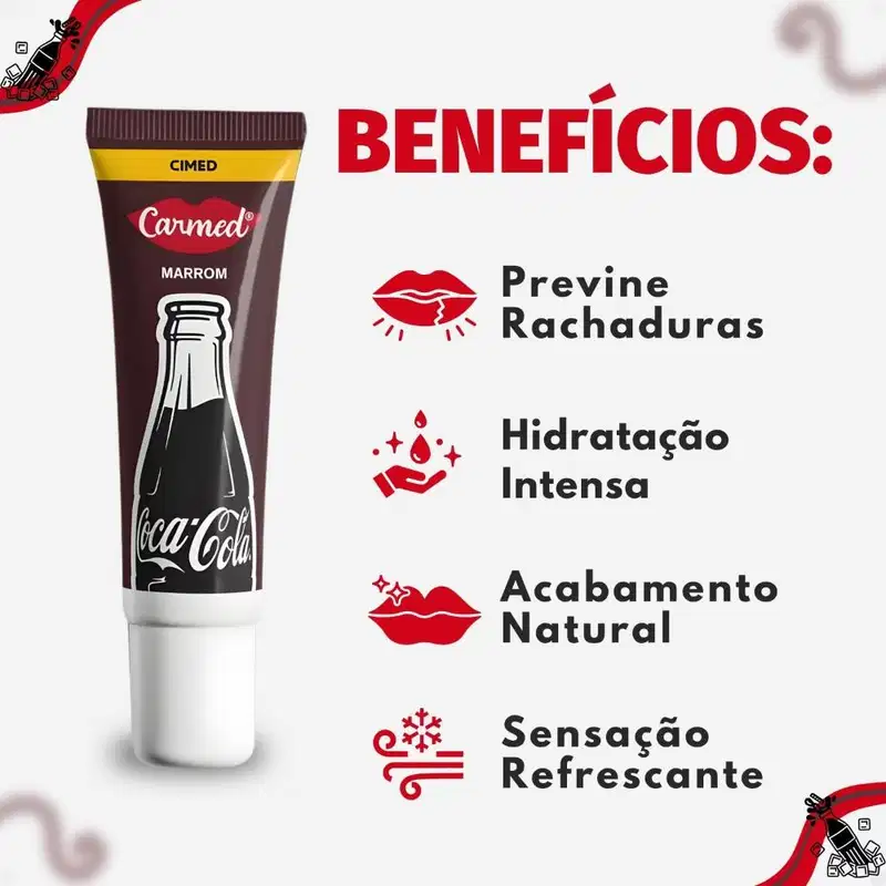 Carmed Coca-Cola Marrom - Hidratante Labial 10g