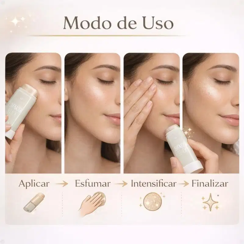 Iluminador Stick Jasmyne Moonlight Glow 12g Ref. J0108