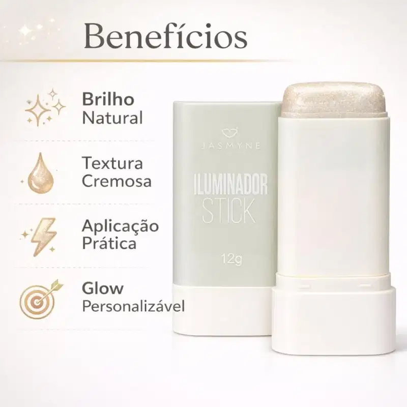 Iluminador Stick Jasmyne Moonlight Glow 12g Ref. J0108