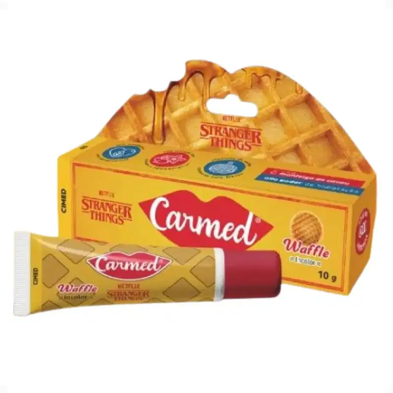 Carmed Netflix Stranger Things Waffle Incolor - Hidratante Labial 10g