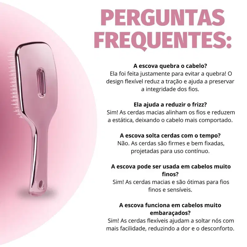 Escova Ricca Flex Premium Rose Cód. 2454