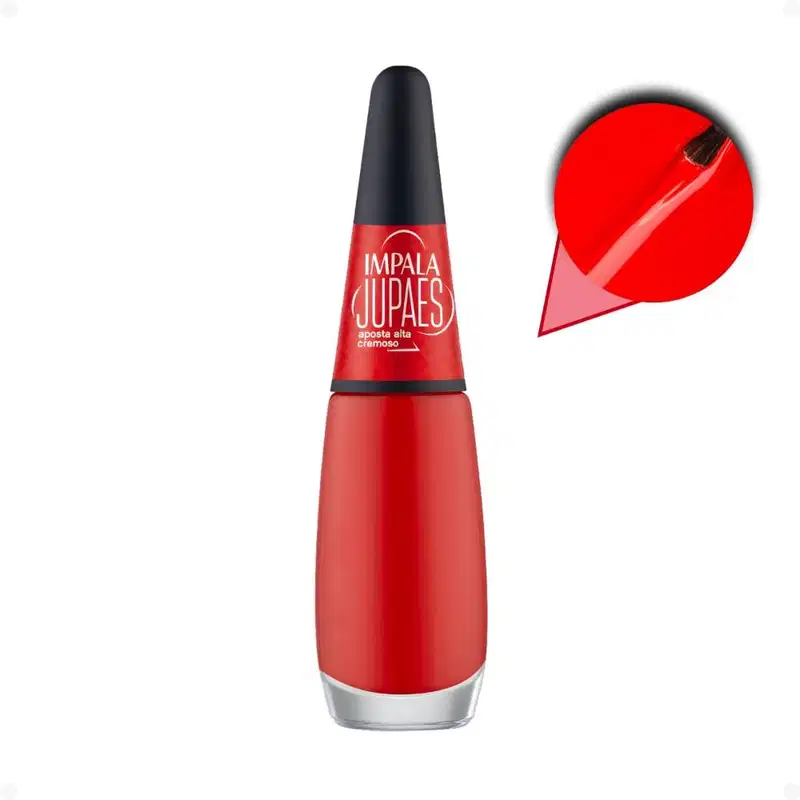 Kit Impala Ju Paes Virando O Jogo Aposta Alta: 1 Esmalte Cremoso e 1 Lip Oil Hidratante