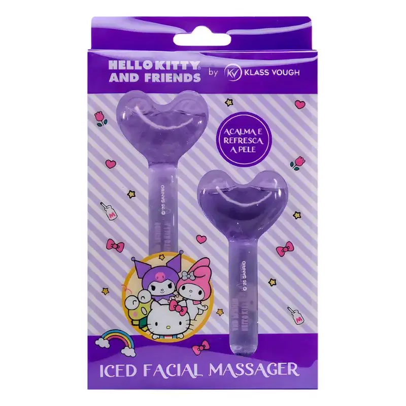 Kit com 2 Massageadores Faciais Iced Facial Massager Hello Kitty and Friends by Klass Vough GLHK-01