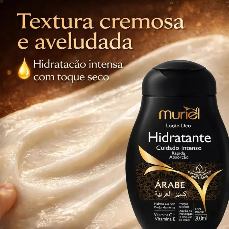 Loção Deo Hidratante Corporal Muriel Árabe 200ml