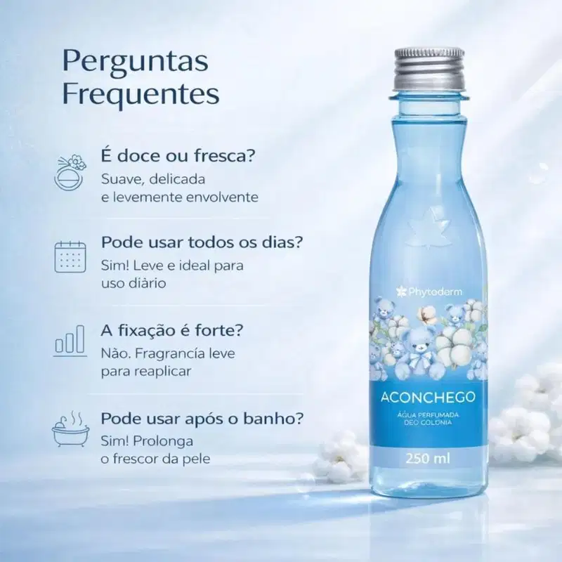 Água Perfumada Deo Colônia Phytoderm Aconchego 250ml