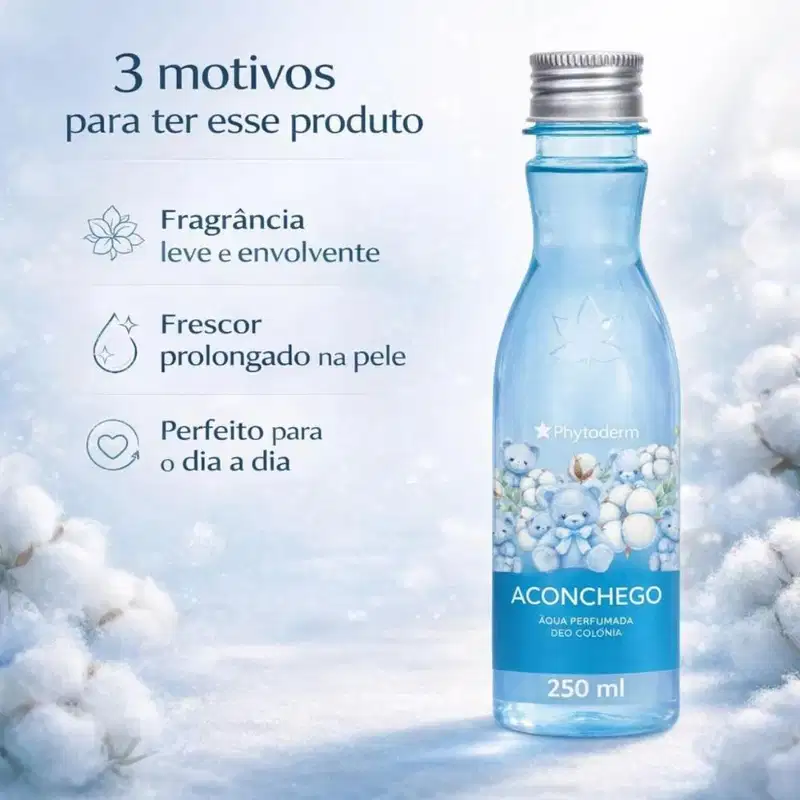 Água Perfumada Deo Colônia Phytoderm Aconchego 250ml
