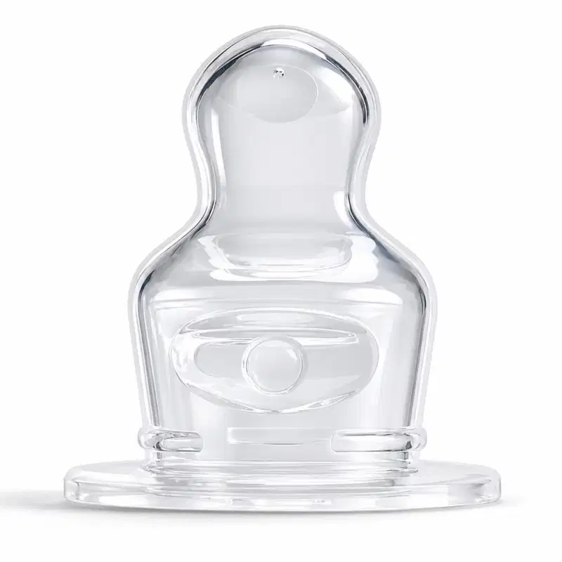 Bico de Silicone Para Mamadeira Cimed João e Maria Fluxo Lento 0+ Meses