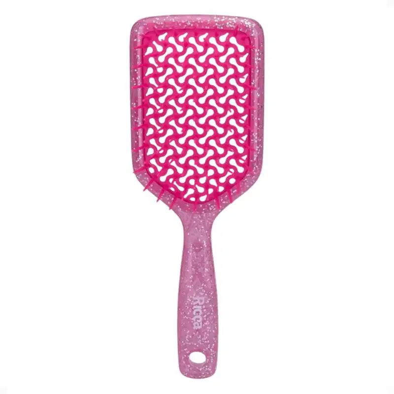 Escova Ricca Flex Glam Rosa 2378