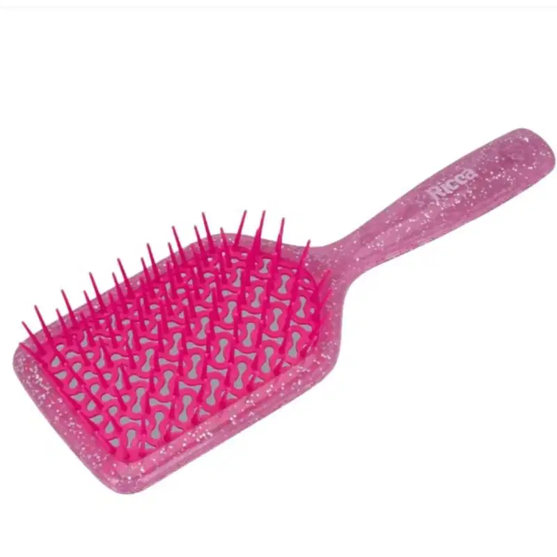 Escova Ricca Flex Glam Rosa 2378