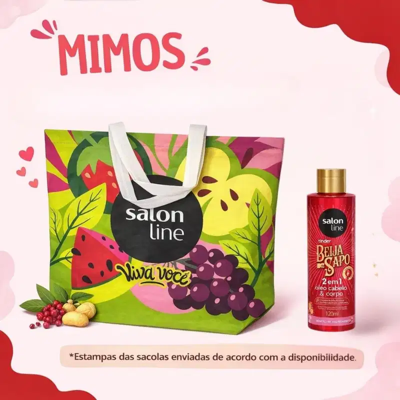 Kit Salon Line Definição Cachos Ostentação Completo Com 7 + Mimos
