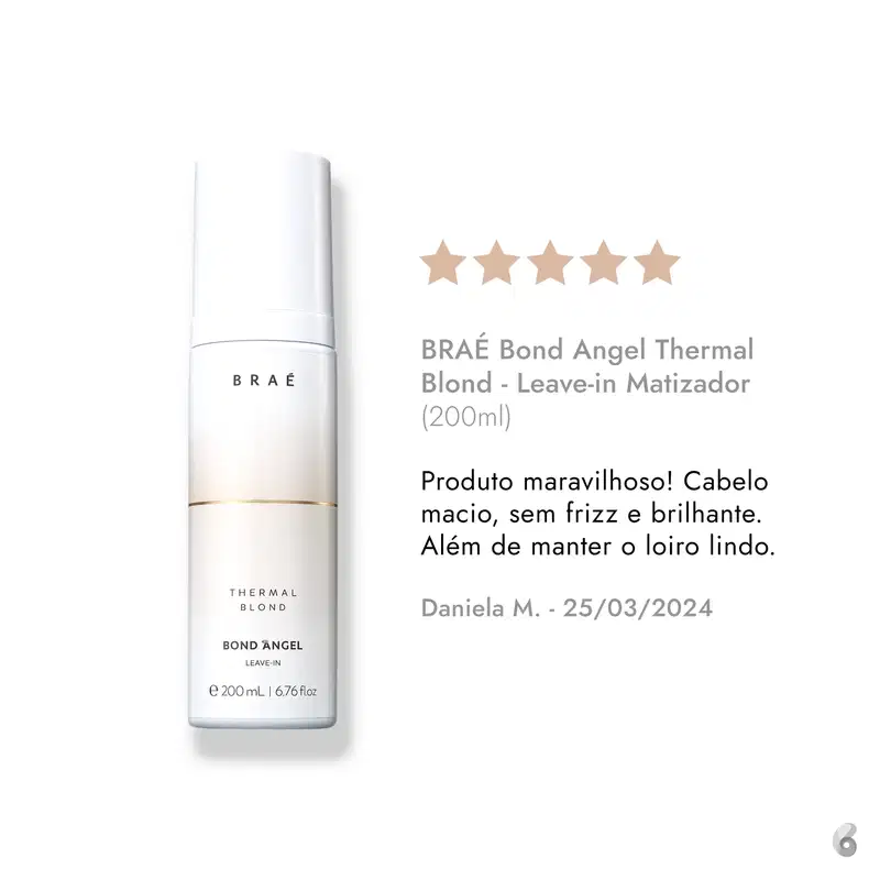 Braé Bond Angel Thermal Blond - Leave-in Matizador 200ml