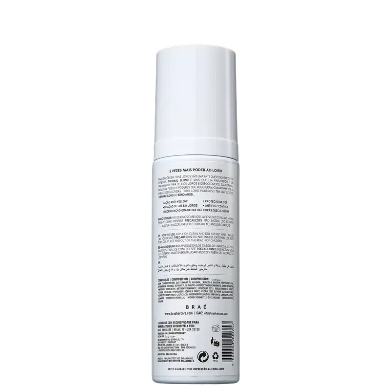 Braé Bond Angel Thermal Blond - Leave-in Matizador 200ml