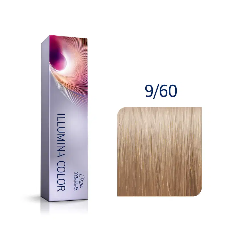 Wella Professionals Illumina Color 9/ 60 Louro Ultraclaro Violeta Natural - Coloração Permanente 60ml