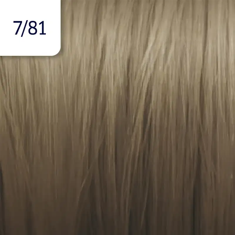 Wella Professionals Illumina Color 7/ 81 Louro Médio Perolado Acinzentado - Coloração 60ml