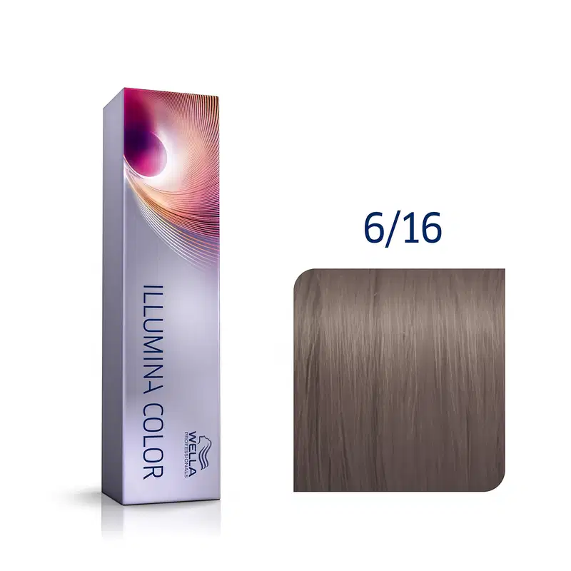 Wella Professionals Illumina Color 6/ 16 Louro Escuro Acinzentado - Coloração 60ml