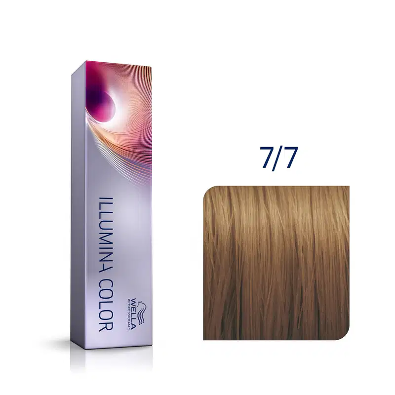 Wella Professionals Illumina Color 7/7 Louro Médio Marrom - Coloração 60ml