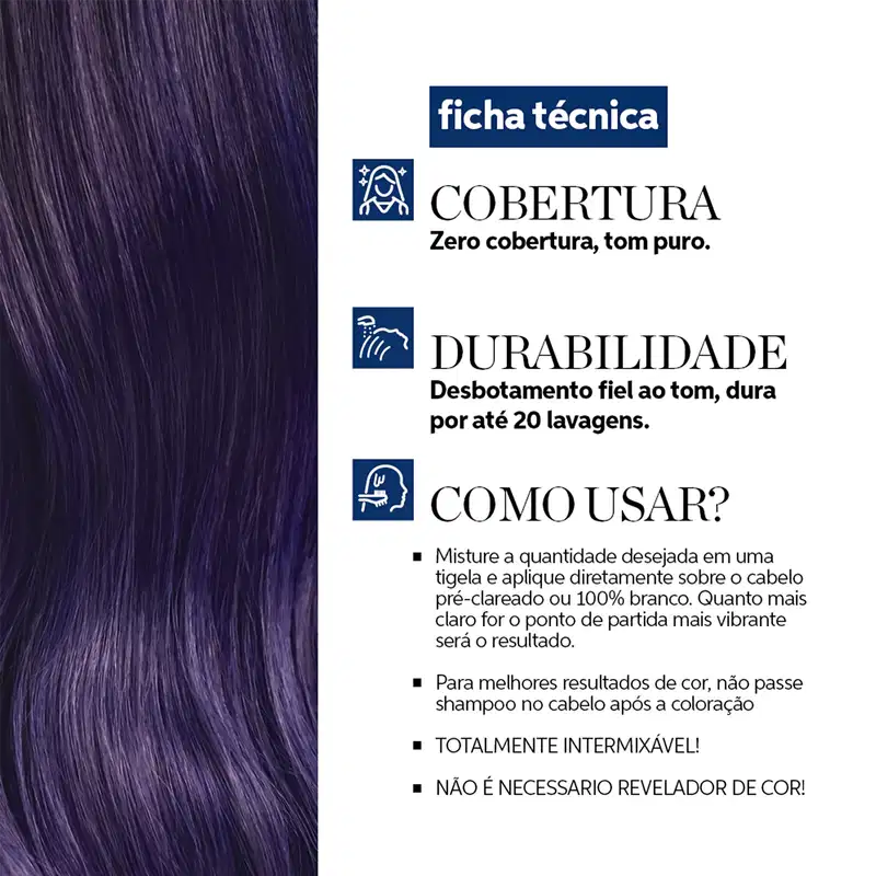Wella Professionals Color Fresh Create New Blue - Coloração Temporária 60ml