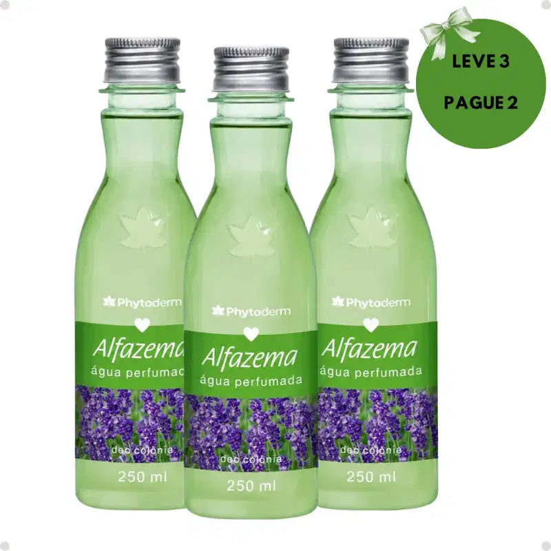 Água Perfumada Deo Colônia Phytoderm Leve 3 Pague 2 Alfazema 250ml