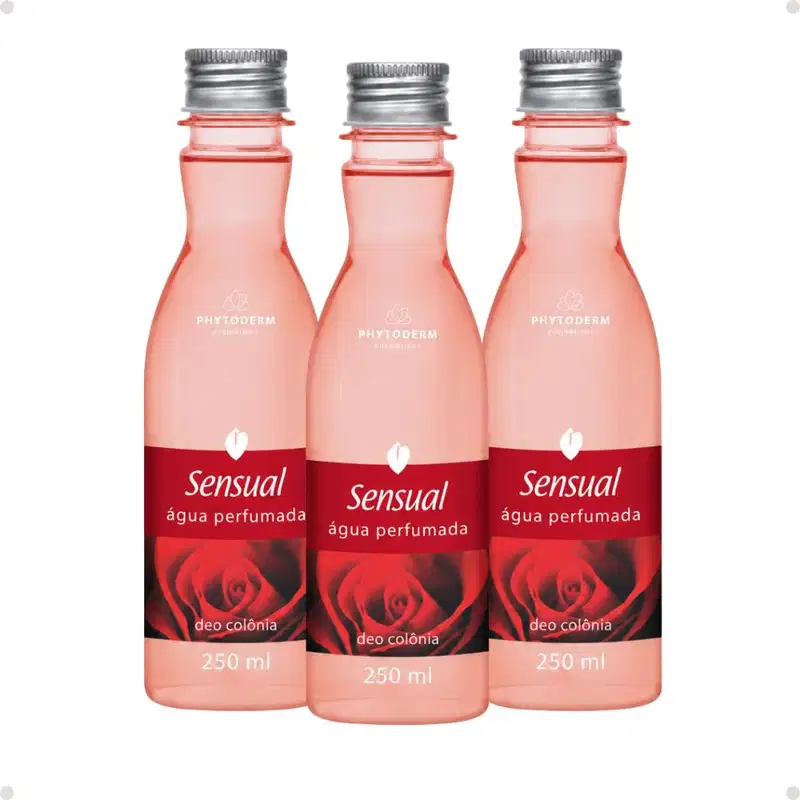 Kit Phytoderm Sensual: 3 Águas Perfumadas Deo Colônia 250ml