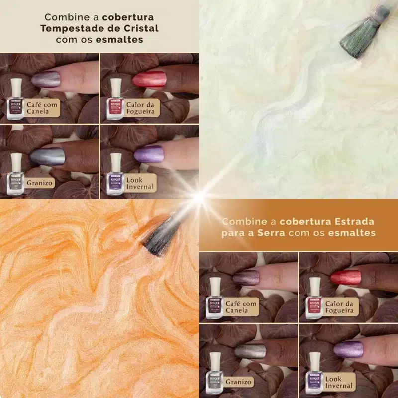 Esmalte Risqué Mistérios Do Inverno 9ml Calor Da Fogueira