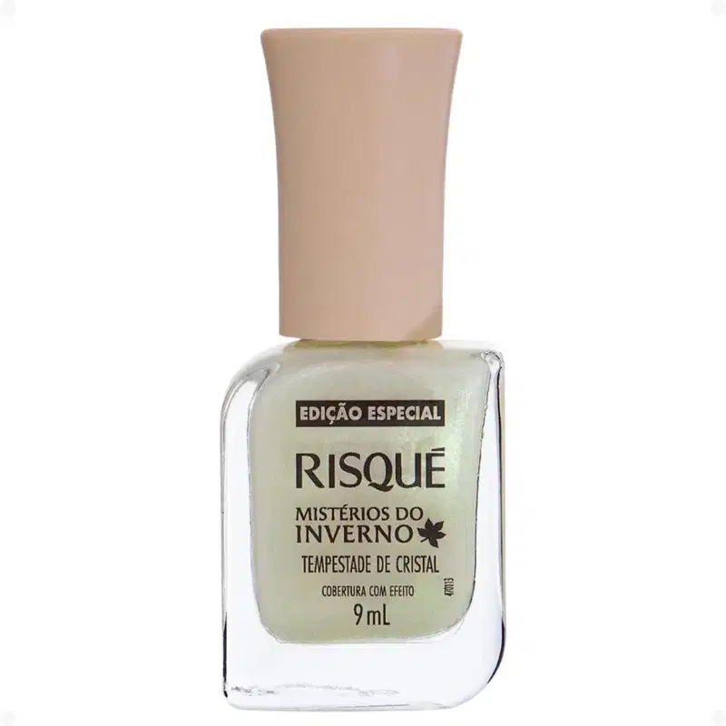 Esmalte Risqué Mistérios Do Inverno 9ml Tempestade De Cristal