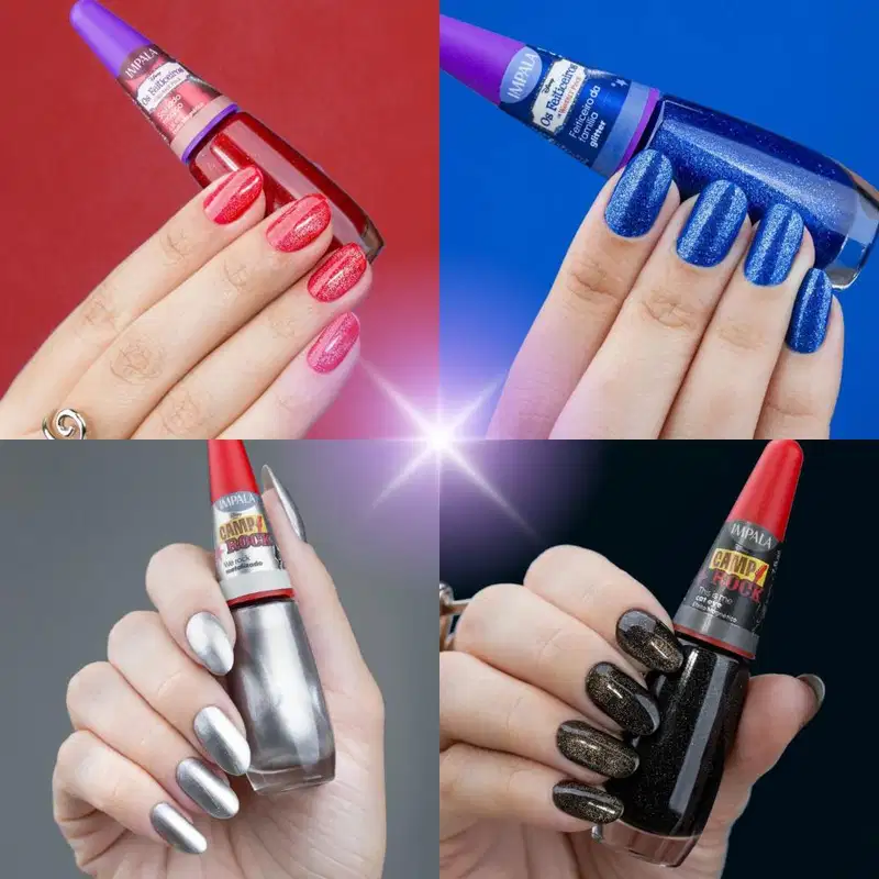 Kit Impala Disney Channel Completo Com 8 Esmaltes