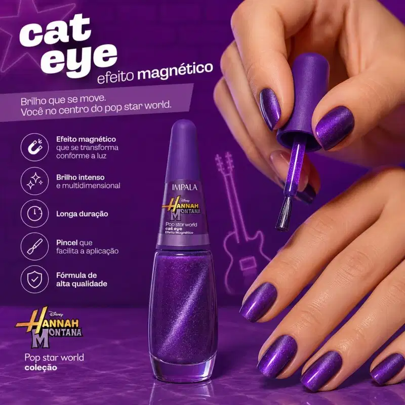 Kit Impala Disney Channel Completo Com 8 Esmaltes