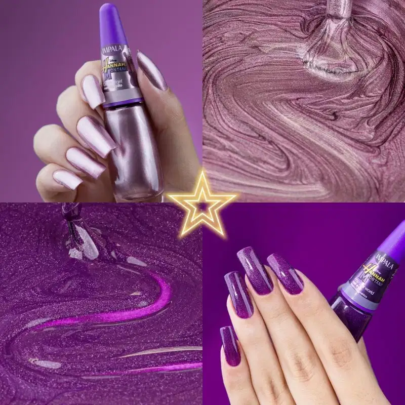 Kit Impala Disney Hannah Montana Esmalte: Country Girl e Pop Star World