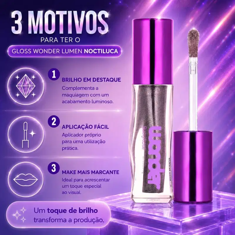 Gloss Labial Ruby Rose Wonder Lumen Noctiluca Hb-l6414-11