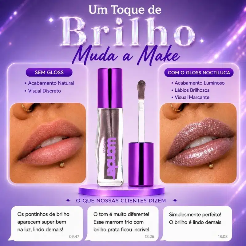 Gloss Labial Ruby Rose Wonder Lumen Noctiluca Hb-l6414-11