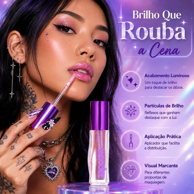 Gloss Labial Ruby Rose Wonder Lumen Bright Hb-l6414-6