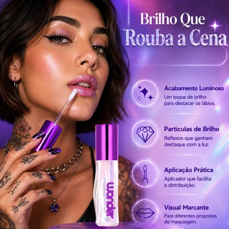 Gloss Labial Ruby Rose Wonder Lumen Splendid Hb-l6414-2
