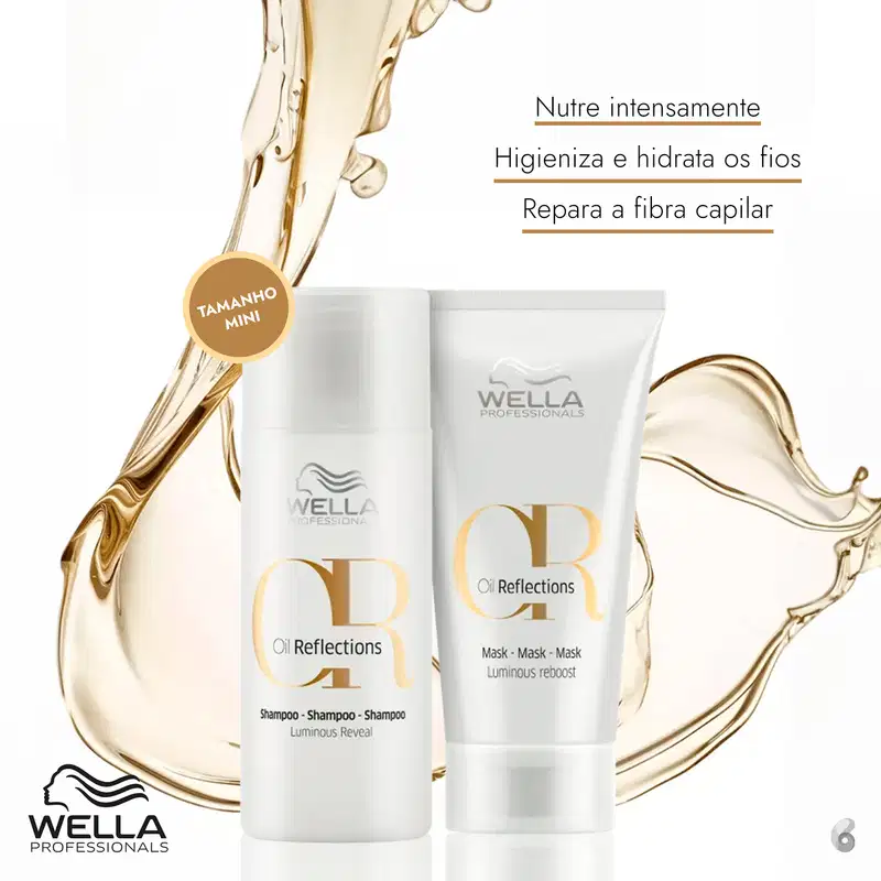 Kit Wella Professionals Oil Reflections Mini Mask (2 Produtos)