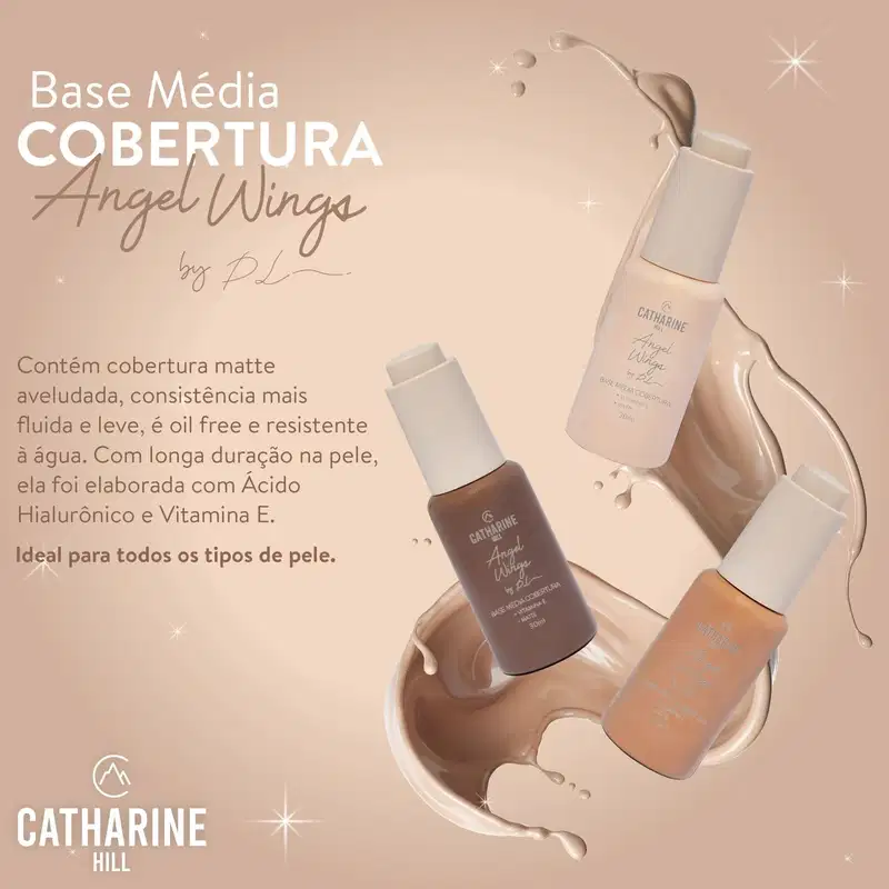 Catharine Hill Chill Média Cobertura MC04 - Base Líquida 30ml