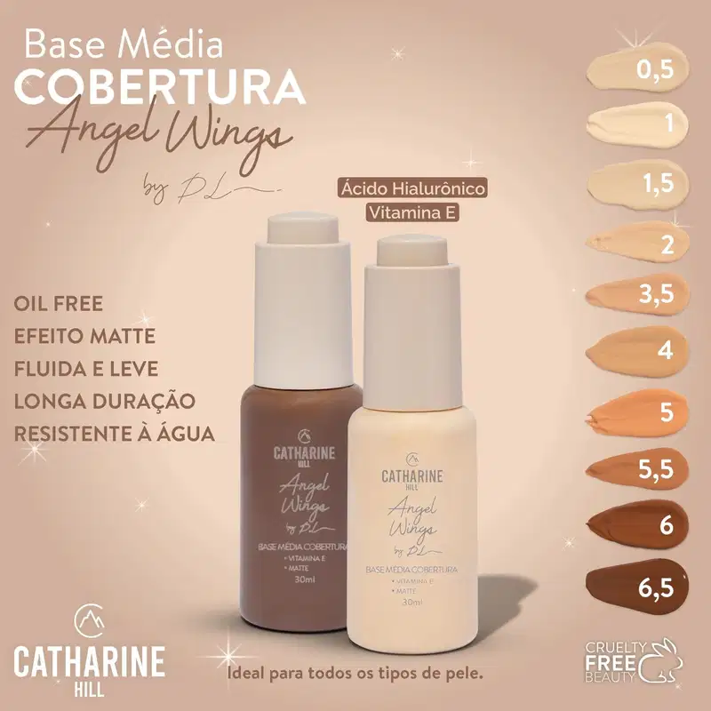 Catharine Hill Chill Média Cobertura MC04 - Base Líquida 30ml
