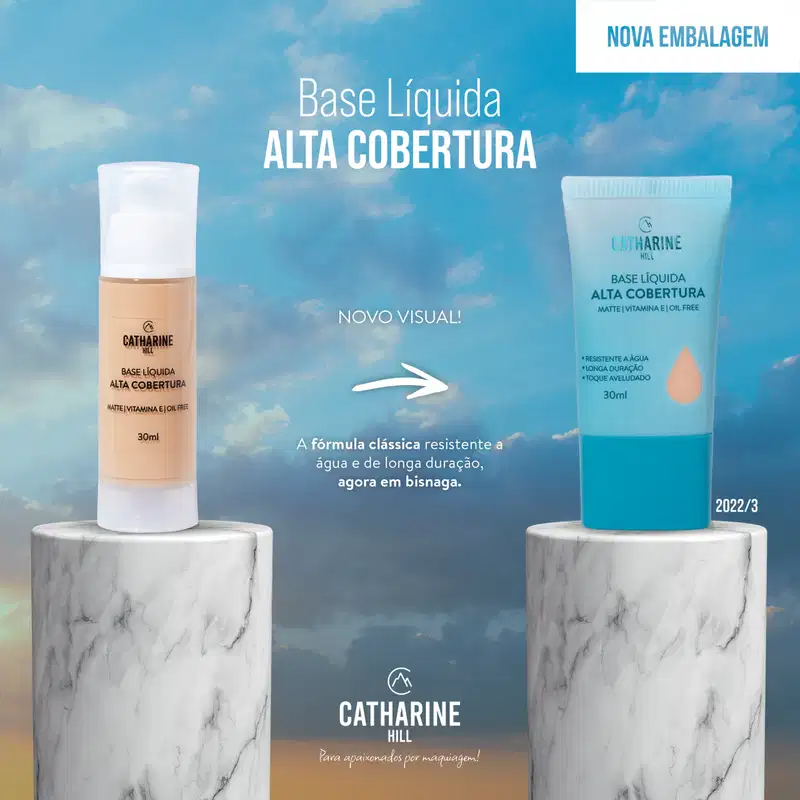 Catharine Hill Chill Alta Cobertura AC03 - Base Líquida 30ml