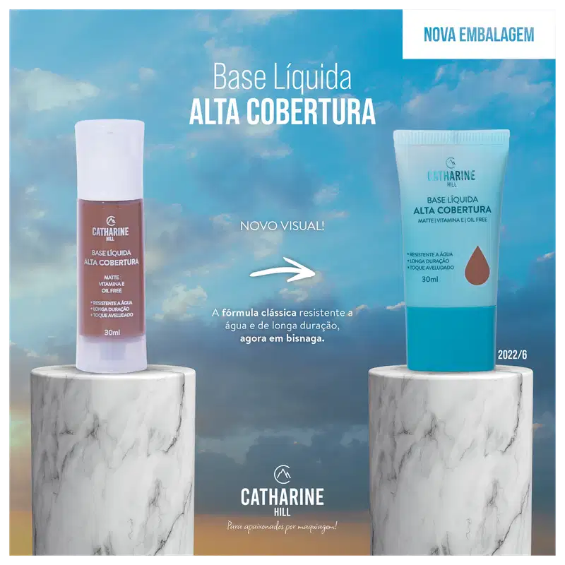 Catharine Hill Chill Alta Cobertura AC06 - Base Líquida 30ml
