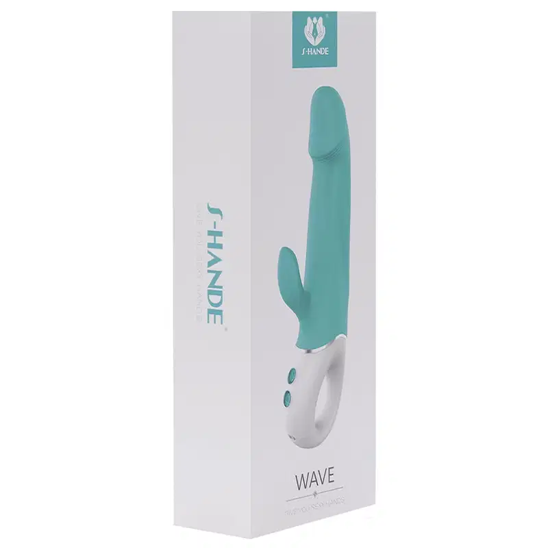 S-Hande Wave Vibrador com 9 Modos de Vibração e Estimulador