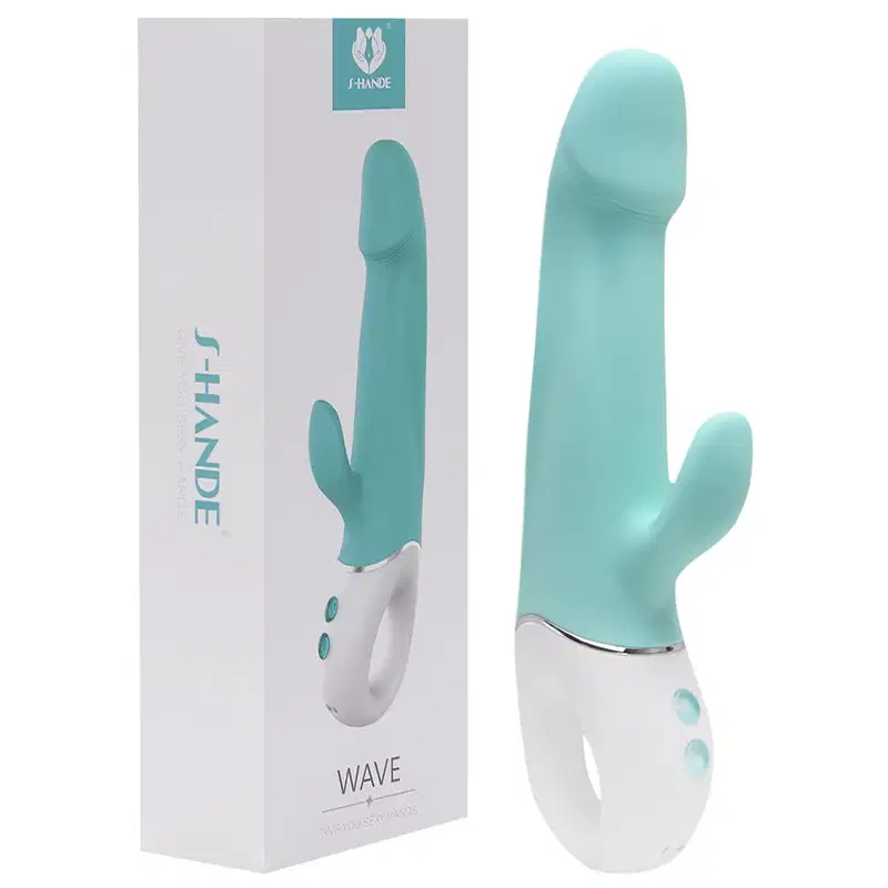 S-Hande Wave Vibrador com 9 Modos de Vibração e Estimulador